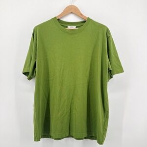 COS Relaxed Fit Cotton Crew Neck T-Shirt Green Mens Large 1033287 5